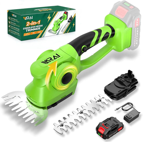 2-in-1 600W Brushless Cordless Hedge Trimmer Set