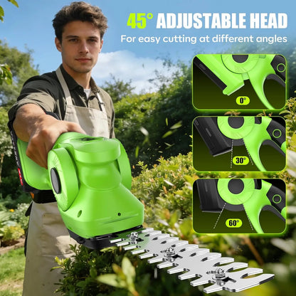 2-in-1 600W Brushless Cordless Hedge Trimmer Set
